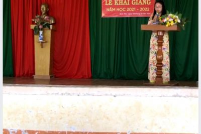 KHAI GIẢNG NĂM HỌC 2021- 2022