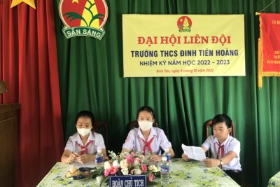 ĐẠI HỘI LIÊN ĐỘI NĂM HỌC 2022- 2023