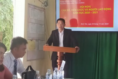 HỘI NGHỊ CBVC VÀ NGƯỜI LAO ĐỘNG NĂM HỌC 2020- 2021