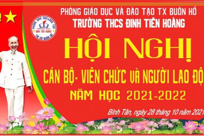 HỘI NGHỊ CBVC NĂM 2021-2022